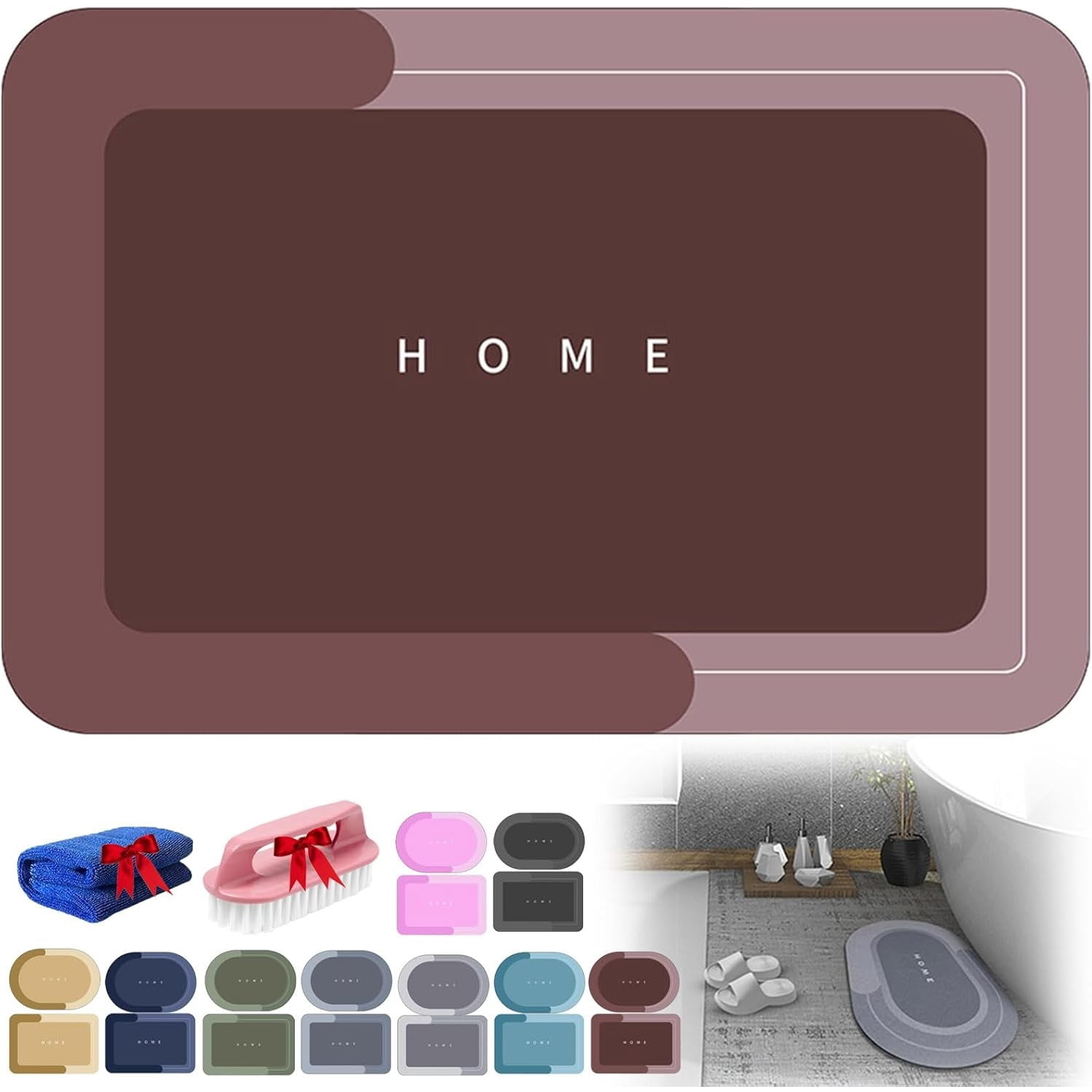 Modernized Bath Mat, Modernized Magic Mat Bathroom, Bathroom Mat Quick ...