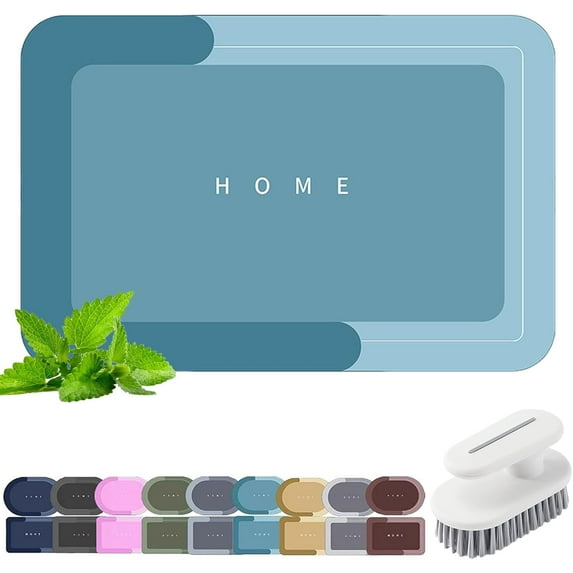 Modernized Bath Mat, Modernized Magic Mat Bathroom, The Magic Mat - Quick Dry Bath Mat, Super Absorbent Non Slip Bathroom Rug, for Bathroom Floor Bathmat, for Shower Room