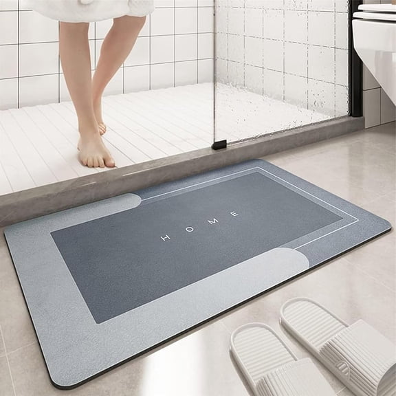 Modernized Bath Mat, Modernized Magic Mat Bathroom, Modernized Bath Mat, Bath Mats for Bathroom, Bathroom Mat Quick Dry, Non Skid Waterproof Comfort Standing Rugs