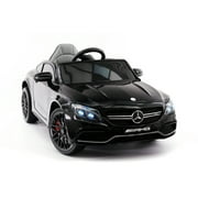 Moderno Kids Black 12 V Mercedes C63S AMG Powered Ride-On Kids Car