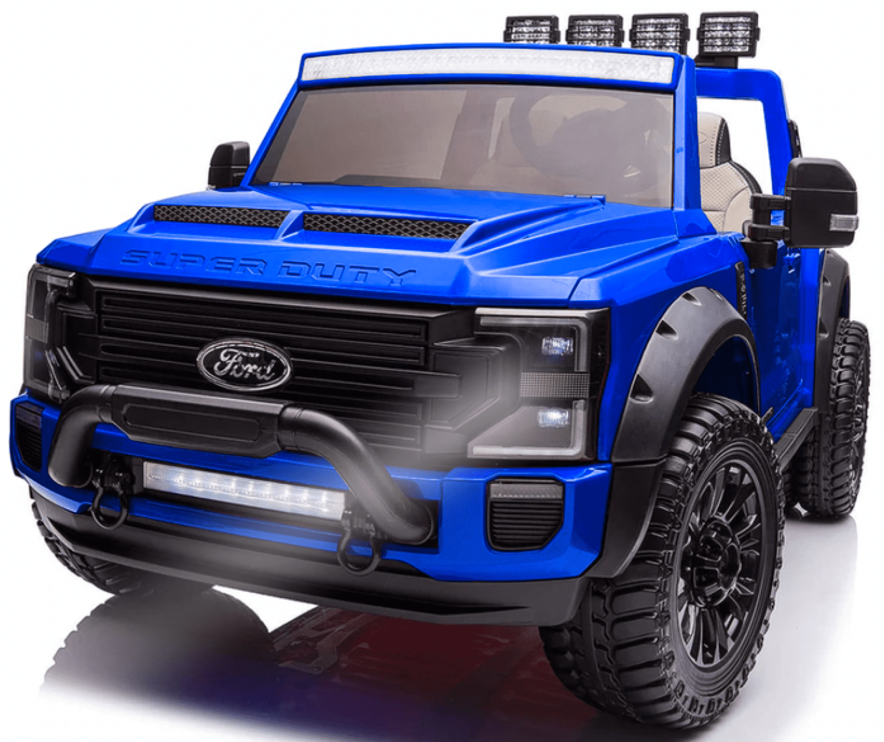 Ridable Vehicle Ford F450 24V Rideable for Big Kids, 2 Seater Electric Vehicle with ...