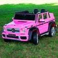 thumbnail image 1 of Moderno Kids Pink 12 V Mercedes Maybach Powered Ride-On with Parental Remote Control, 1 of 11