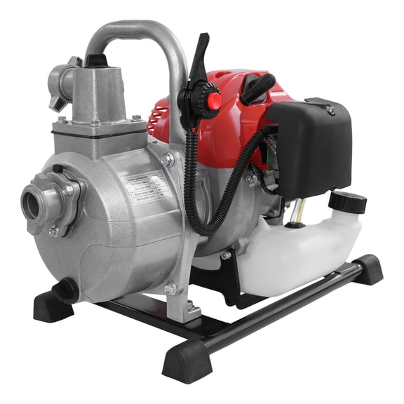 Modernstyle Portable Water Pump 2-stroke Water Pump Size 14.17 * 11.02 * 12.6 In for Tank filling Irrigation Sprinkler Washing