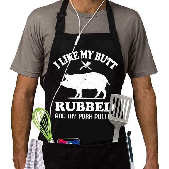 Moderong Funny BBQ Aprons for Men, Dad Gifts, Gifts for Men, Fathers Day, Birthday Gifts Aprons,Adjustable and Waterproof
