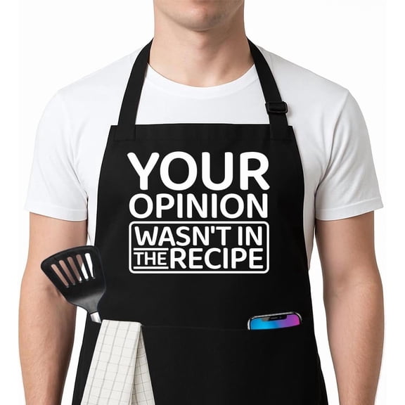 Moderong Funny BBQ Grilling Kitchen Cooking Chef Aprons for Men Fathers Day Christmas Gifts