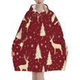 thumbnail image 1 of Moderong Oversized Blanket Hoodie for Women,Birthday Gifts for Teen Girls Sweatshirt Sweater Blanket with Pocket, 1 of 6