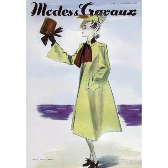 Modes Et Travaux 1939 Poster Print By Mary Evans Peter And Dawn Cope Collection (18 X 24)