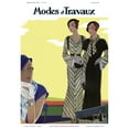 thumbnail image 1 of Modes Et Travaux Front Cover. Art Deco Poster Print By Mary Evans Picture Librarypeter & Dawn Cope Collection, 1 of 4