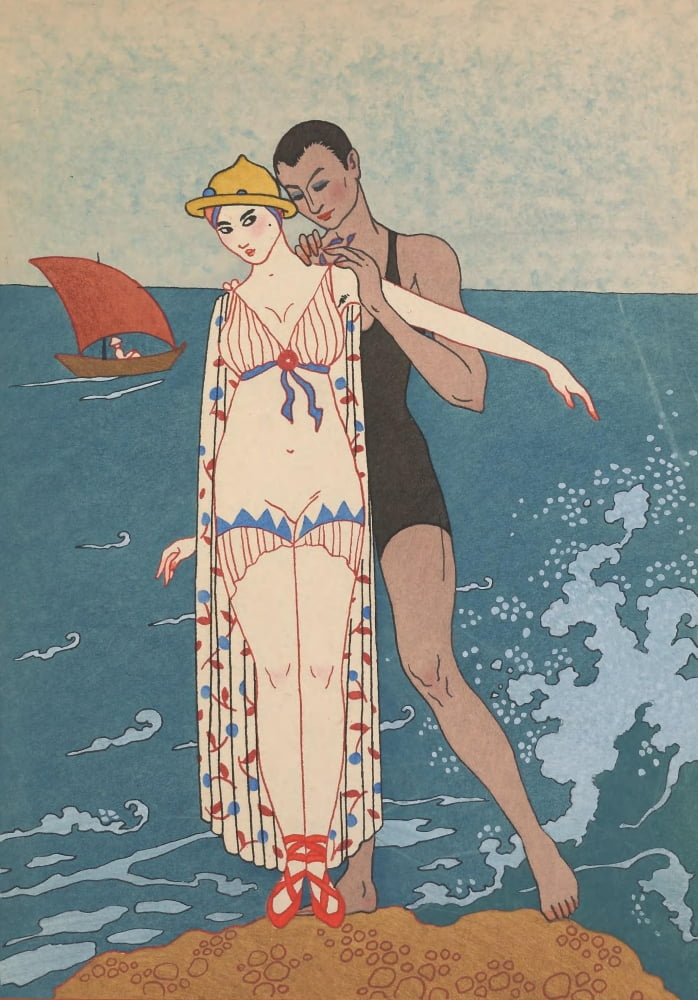 Modes et manieres daujourdhui 1912 LIlot Canvas Art - George Barbier (24 x 36)