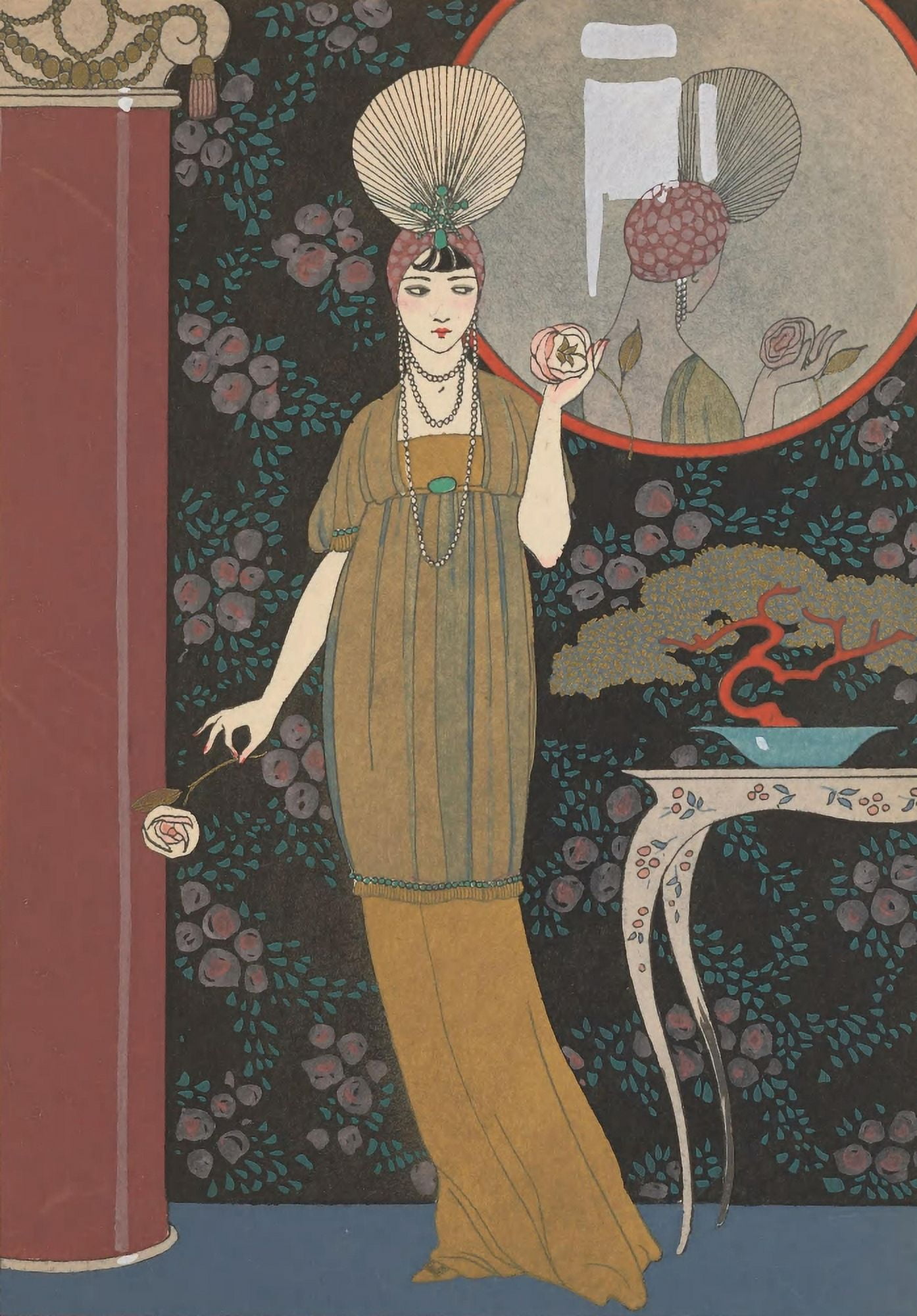 Modes et manieres daujourdhui 1912 Scheherezade Canvas Art - George Barbier (18 x 24)