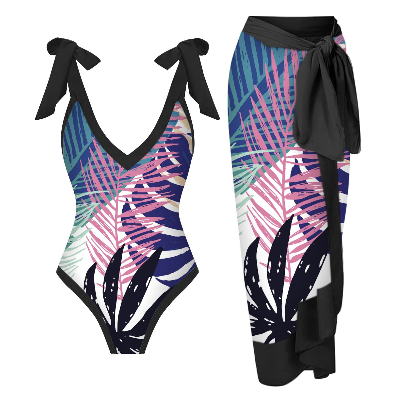 Modest Swimsuits for Women One Piece Swimsuit Mesh ， Waisted Bathing