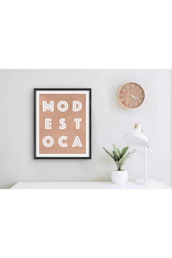 Modesto California Art Modesto Art Print California Gift Idea City Of Modesto Ca Sign Poster