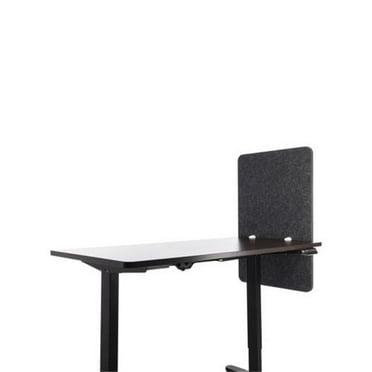 Modesty Adjustable Height Desk Screen Cubicle Divider & Privacy Partition, Ash - 24 x 36 in.