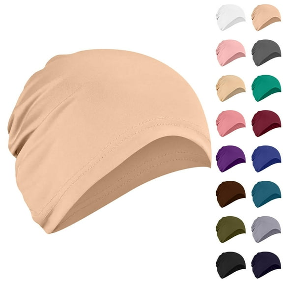 Modesty Beanie, Close-Fitting Design to Provide Full Hair and Neck Coverage, Versatile for Religious Practice, Sports, or as a Simple Head Cover. Wine