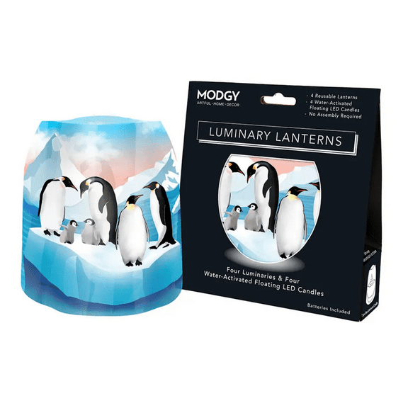 Modgy Penguin Chillin Luminary Lantern