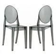 thumbnail image 1 of Modholic Ghost Dining Chair, Smoke Gray (Set Of 2), 1 of 6