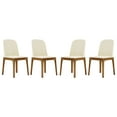 thumbnail image 1 of Modholic Oliver Dining Chair, Walnut (Set Of 4), 1 of 5