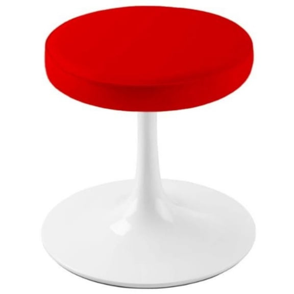 Modholic Rose Stool, Red Leather