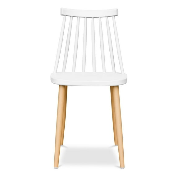 Modholic Spindle Dining Chair, White