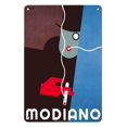 thumbnail image 1 of Modiano - Italian Cigarette Rolling Papers - Vintage Advertising Poster by Robert Berény c.1925 - 8 x 12 inch Vintage Metal Tin Sign, 1 of 4