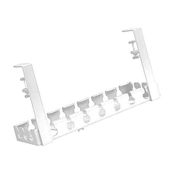 Modifiable Length Wire Organization Tray Under Desk Mount Space Saving Shih tzus Multiple Devices