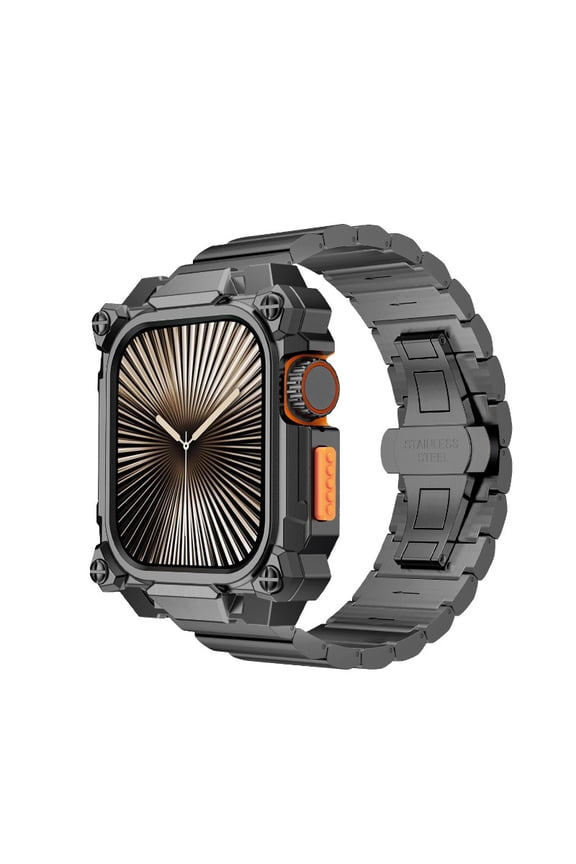 Modification Kit for Apple Watch Band 11 10 46mm titanium Strap Stainless Steel Case for Iwatch Series 11 10 46mm Bracelet