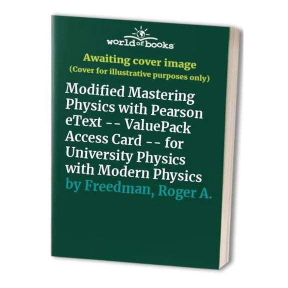 Pre-Owned Modified Mastering Physics with Pearson eText -- ValuePack Access Card -- for University Physics with Modern Physics Paperback