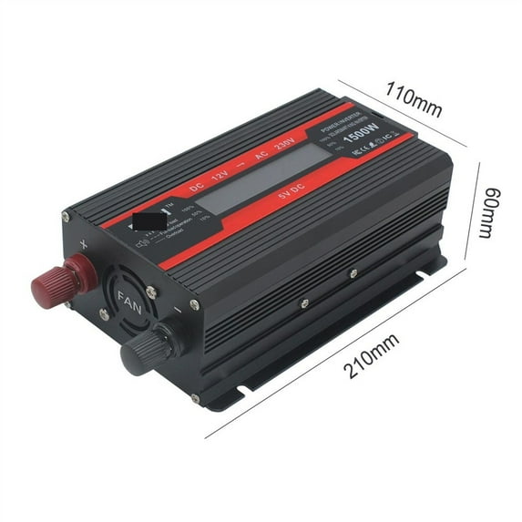 Modified Sine Wave LCD Inverter 12V To 220 Inverter 230 50Hz Power Converter 12V 220 Voltage Regulator Frequency Transmission ,Multiple Safety Protections