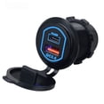 thumbnail image 1 of Modified USB car phone charger 12-24V car motorcycle accessories qc3.0PD45W fast charge step-down-red, 1 of 1