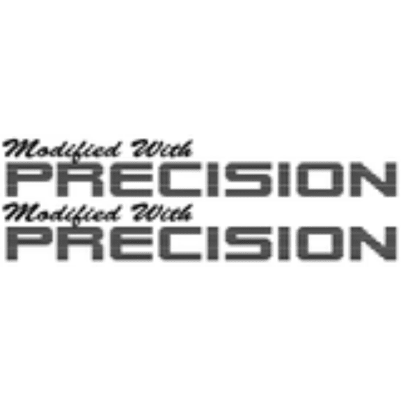 Modified With Precision JDM Race Drift Off Road Windshield Sticker Decal