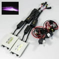 thumbnail image 1 of Modifystreet H4-2/9003-2/HB2-2 35W Slim AC Canbus Ballast Xenon Low Beam/Halogen Hi Beam HID Conversion Kit - 12000K Violet Pink, 1 of 7