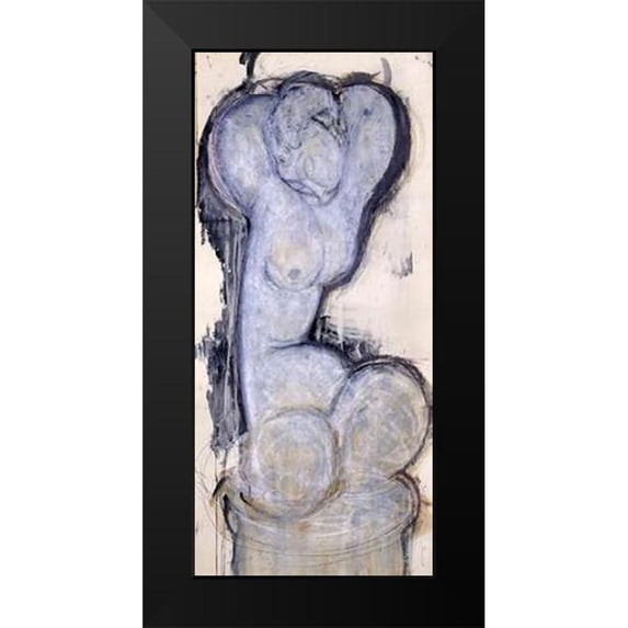 Modigliani, Amedeo 13x24 Black Modern Framed Museum Art Print Titled - Caryatid 4 1