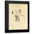 thumbnail image 1 of Modigliani, Amedeo 14x18 Black Modern Framed Museum Art Print Titled - Gillet, 1 of 5