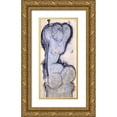 thumbnail image 1 of Modigliani, Amedeo 17x32 Gold Ornate Wood Framed with Double Matting Museum Art Print Titled - Caryatid 4 1, 1 of 4