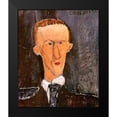 thumbnail image 1 of Modigliani, Amedeo 20x23 Black Modern Framed Museum Art Print Titled - Blaise Cendrars, 1 of 4