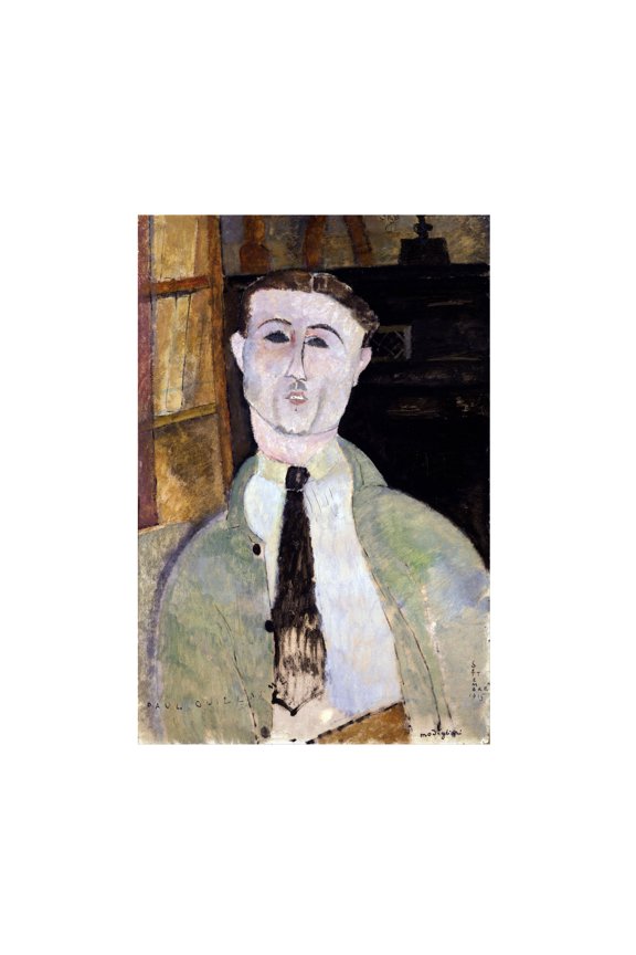 Modigliani 'Paul Guillaume' Canvas Art