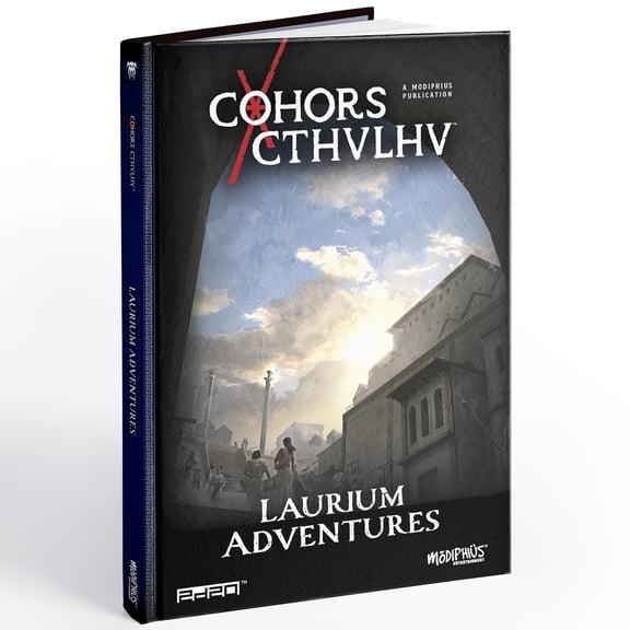 Cohors Cthulhu RPG: Laurium Adventures - Hardcover Supplement book, 2d20, Roman Empire Occupied Frontier Town Stories, Cosmic Horror Roleplaying Game