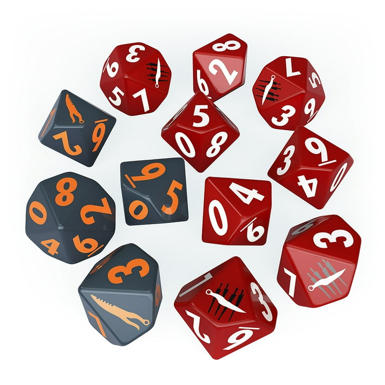 Modiphius Entertainment: Fallout Factions: Dice Sets - The Disciples - 12 Engraved Dice, Tabletop Miniatures Game Accessory, Officially Licensed Modiphius Entertainment: Fallout Factions: Dice Sets - The Disciples - 12 Engraved Dice, Tabletop Miniatures Game Accessory, Officially Licensed