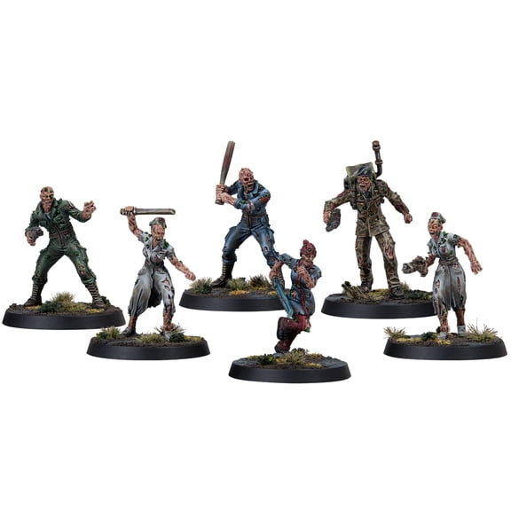 Modiphius Entertainment: Fallout: Miniatures - Scorched: The Horde - The Wilds of Appalachia Skirmish Wargame - 6 Resin Miniatures, Unpainted, RPG