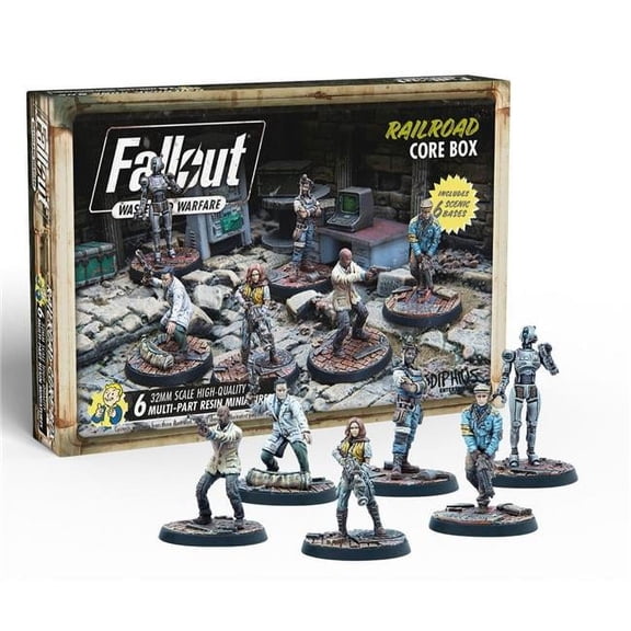 Modiphius Entertainment  Fallout Wasteland Warfare Railroad Core Miniatures
