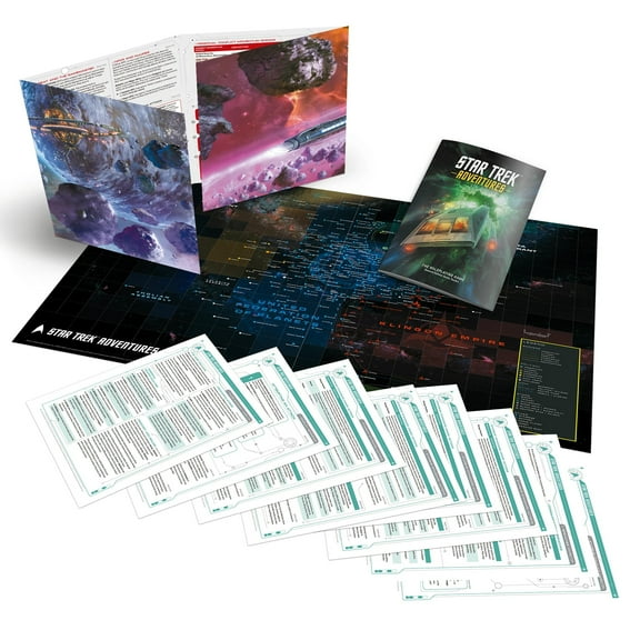 Modiphius Entertainment: Star Trek Adventures: Second Eidtion - Game Toolkit - GM Screen, Booklet, Map & Reference Sheets, Tabletop RPG Accessory
