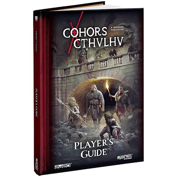 Cohors Cthulhu RPG: Player's Guide - Hardcover Book, Core 2d20 Rules, Heroic Mortals Rise Against Gods, Lovecraftian Cosmic Horror Roleplaying Game