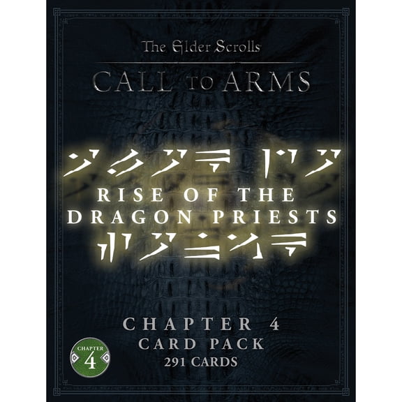 Modiphius Entertainment: The Elder Scrolls: Call to Arms - Chapter 4 Card Pack - Rise of the Dragon Priests - Miniature Game, Officially Licensed