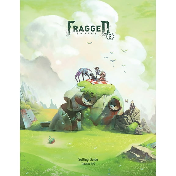 Modiphius: Fragged Empire 2nd Edition: Setting Guide - Expansion Book, Hardcover RPG, Full Color, Post-Post-Apocalyptic Sci-Fi Roleplaying