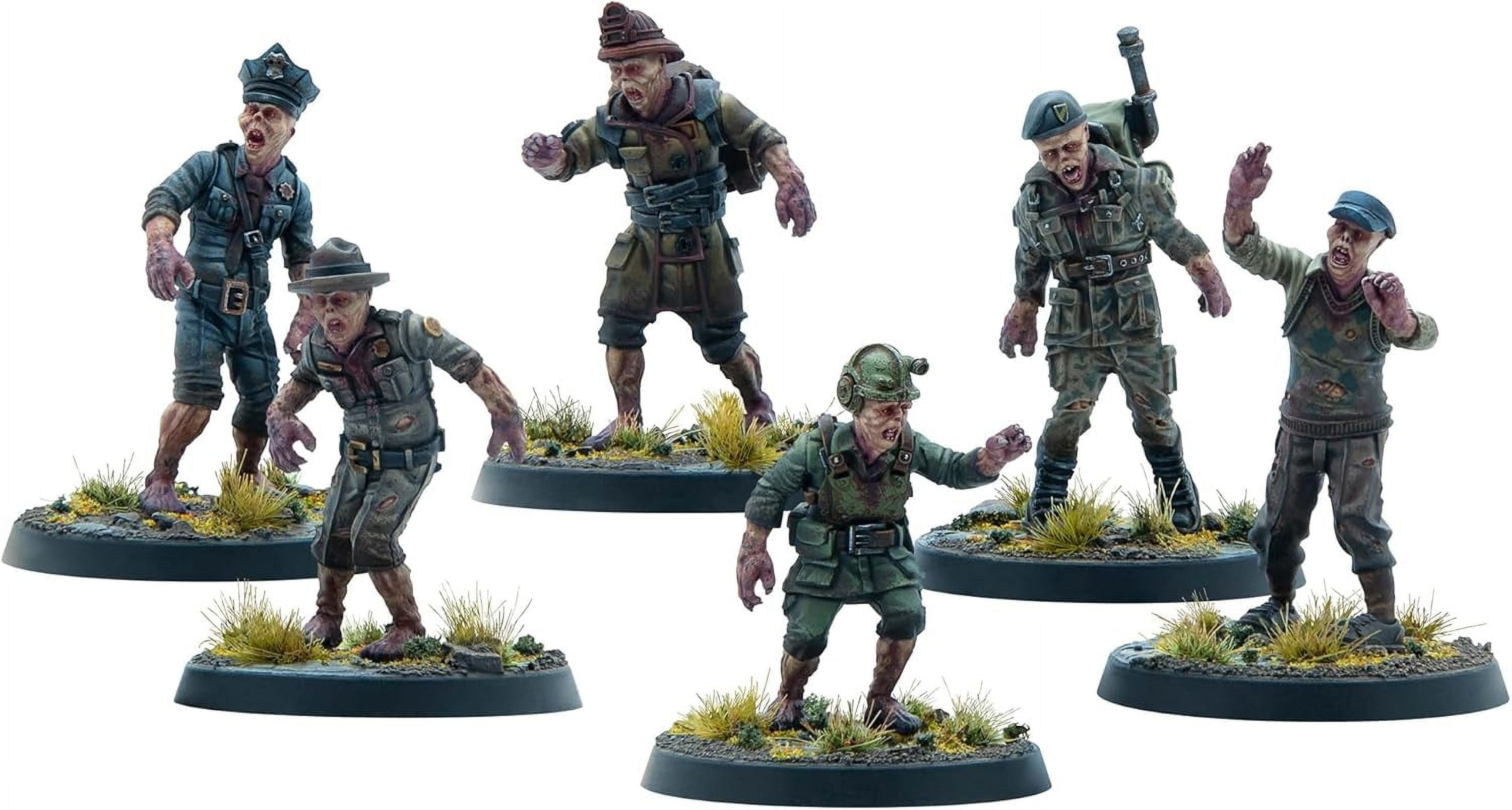 Modipihus Entertainment: Fallout: Wasteland Warfare - Creatures: Ghoulish Remnants Miniatures - 6 Figure Set, Unpainted, The Wilds of Appalachia Wave Modipihus Entertainment: Fallout: Wasteland Warfare - Creatures: Ghoulish Remnants Miniatures - 6 Figure Set, Unpainted, The Wilds of Appalachia Wave