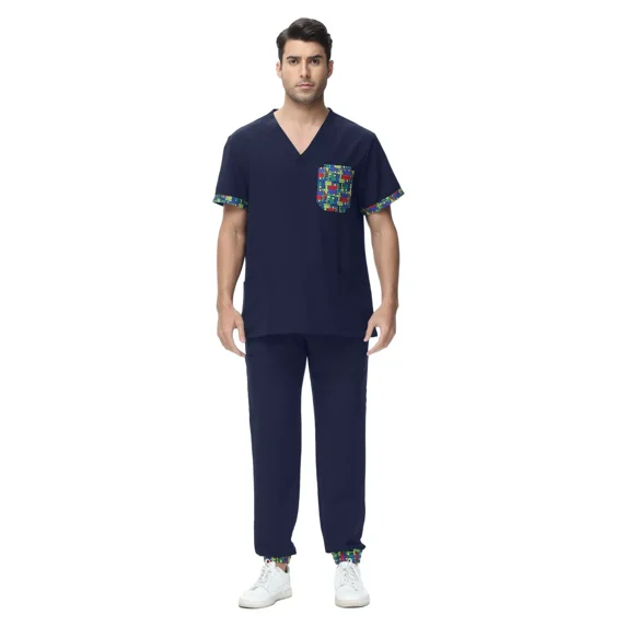 Modire Medical Themed Scrub Set For Men