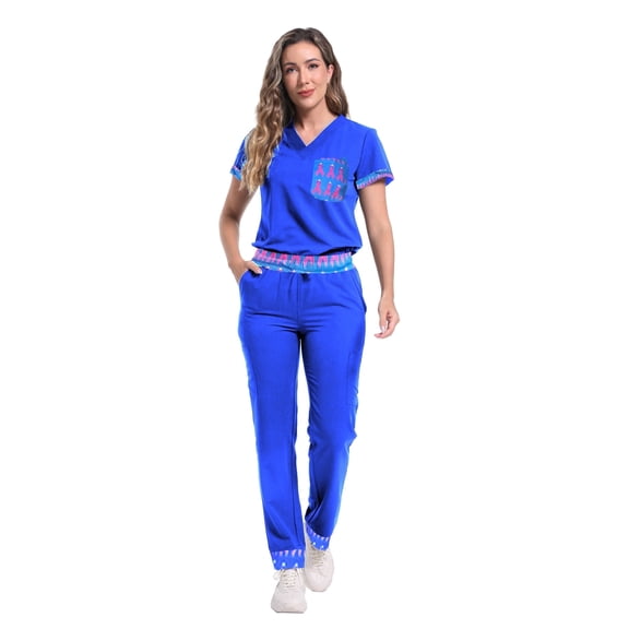 Modire Medical Themed Scrub Pant For Women