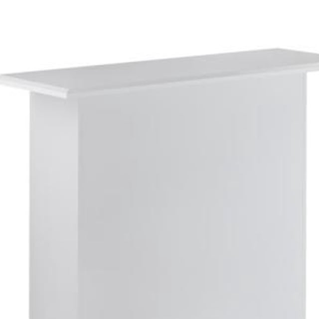 Modish Bar Table, White High Gloss