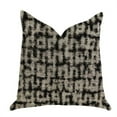 thumbnail image 1 of Modish Millie Luxury Throw Pillow in Black & Beige Tones, 12 x 25 in., 1 of 1
