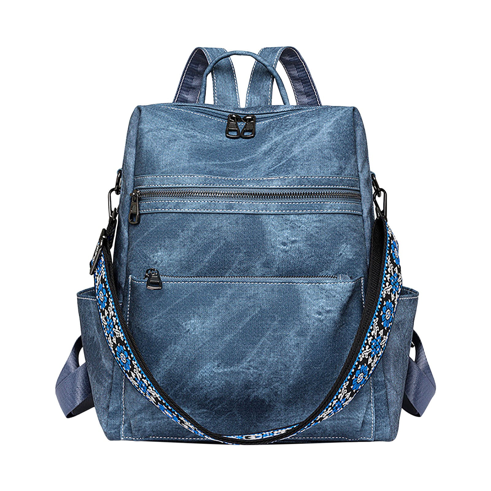 Modisza Backpack Purse for Women Fashion Leather Travel Shoulder Bag Top Handle Satchel Schoolbag